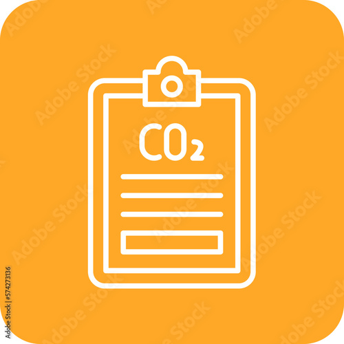 Carbon dioxide Report Icon