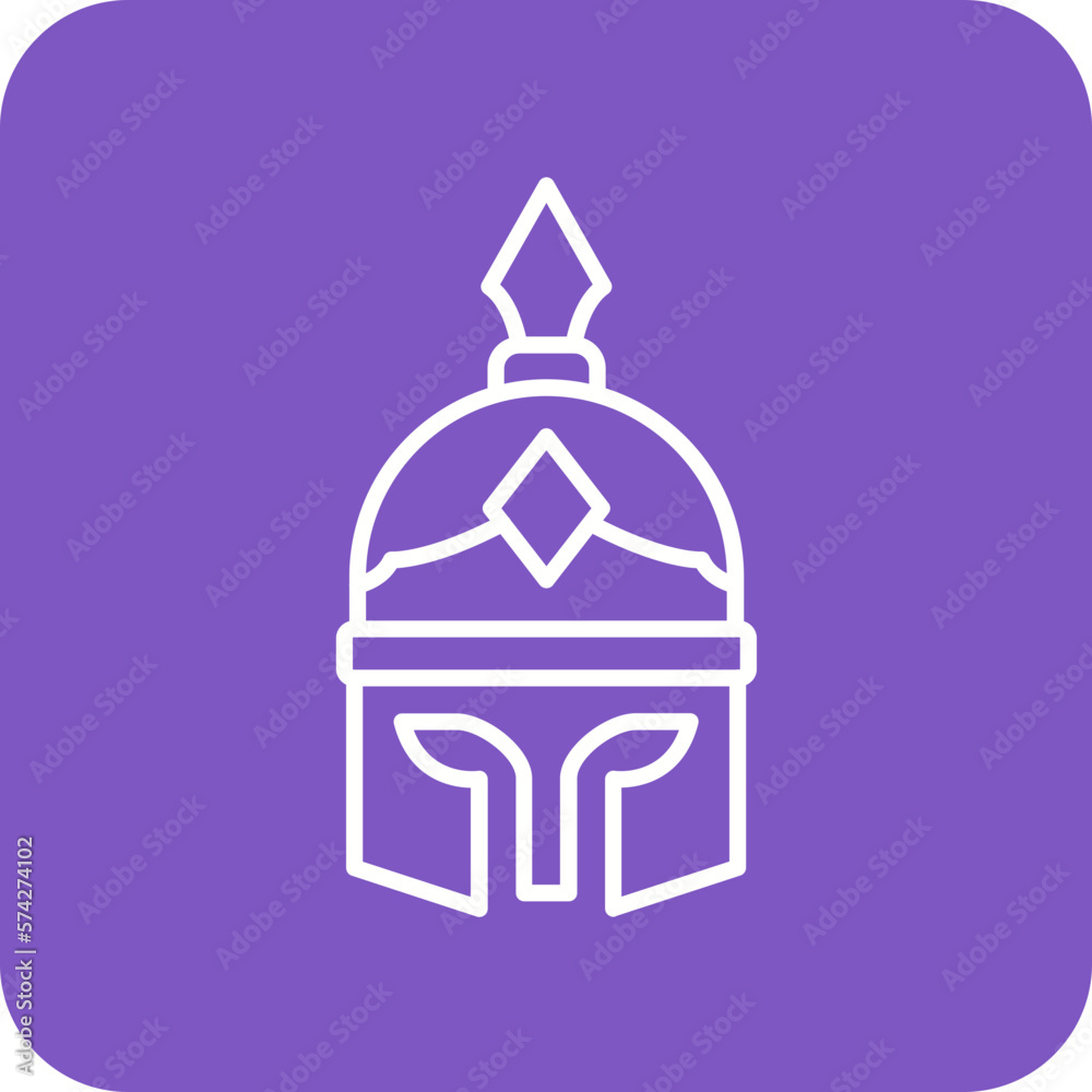 Obraz premium Roman Helmet Icon