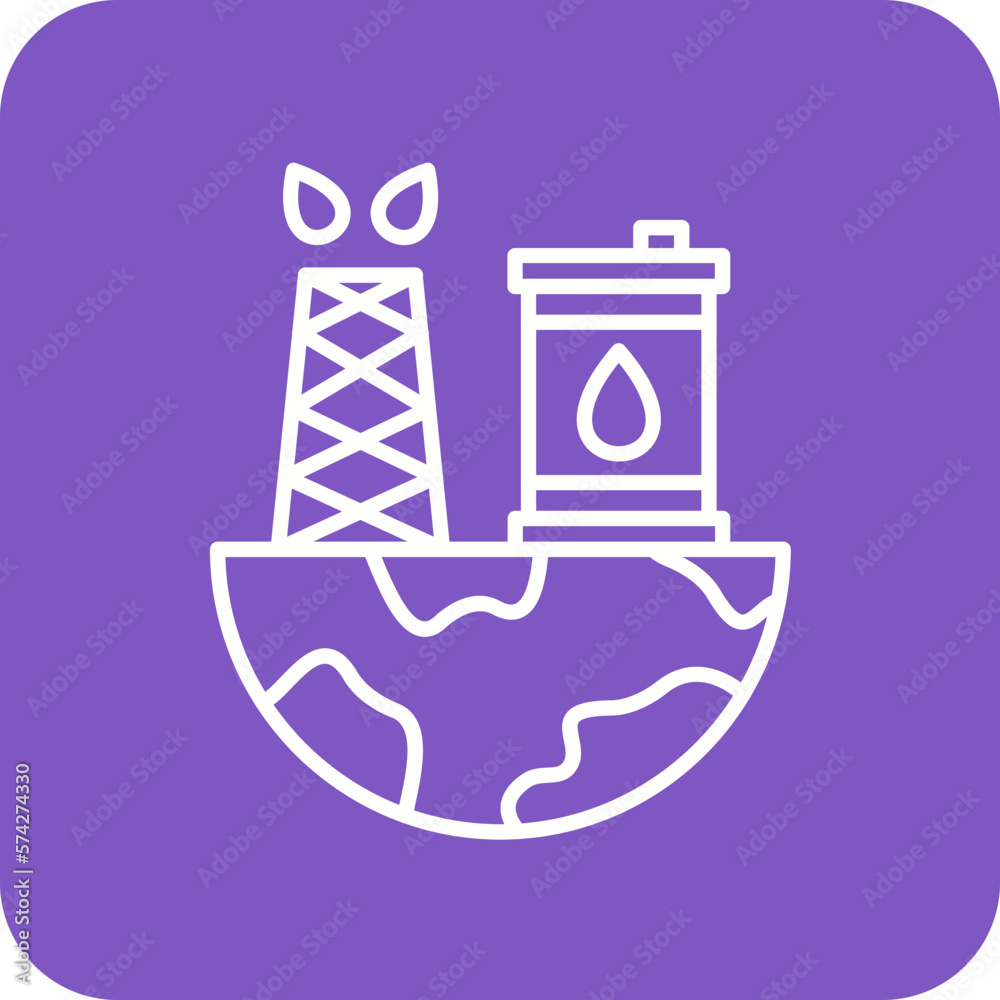 Oil Exploration Icon