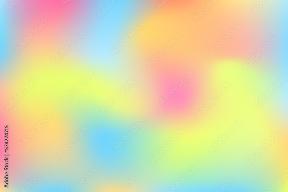 Vibrant and soft pastel gradient smooth color background