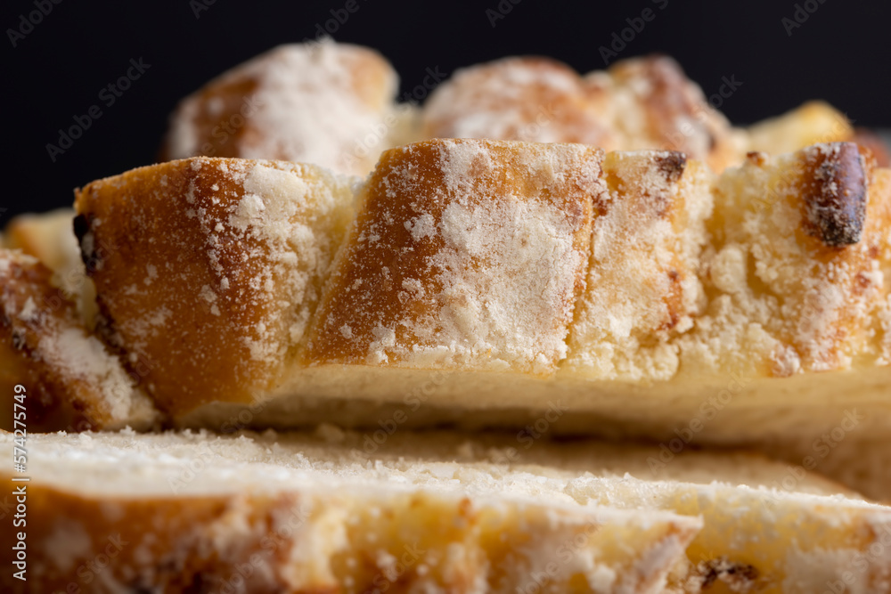 Sweet pastry made of wheat flour with the addition of sweet cottage cheese from milk