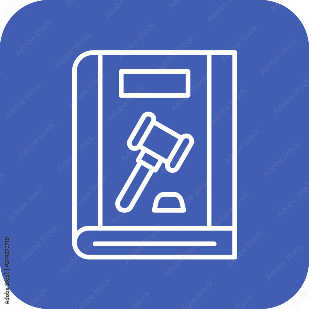Law Book Icon Law Book Icon
