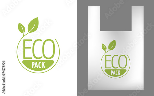 Logo for packs made from biodegradable polymers