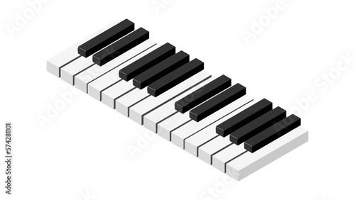 piano keyboard illustration