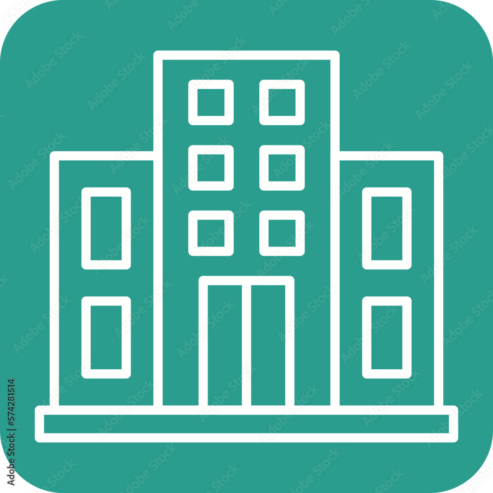 Hotel Building Icon Hotel Building Icon