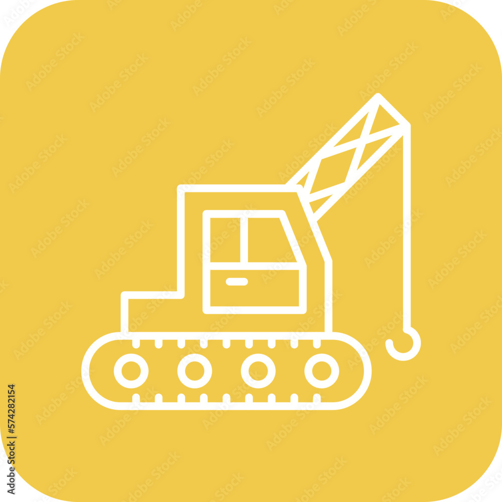 Crane Machine Icon Crane Machine Icon
