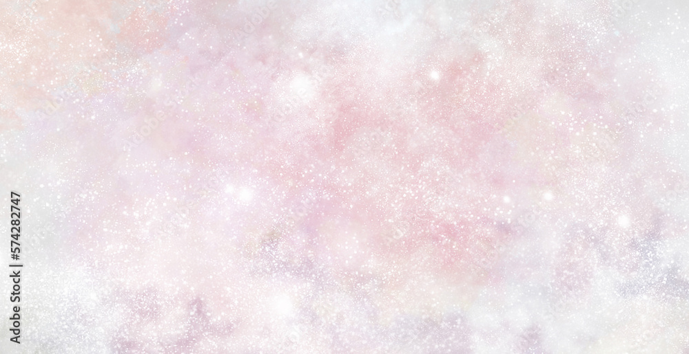 light soft pink marble pattern abstract background with watercolor and grunge texture design, colorful textured paper with stars.