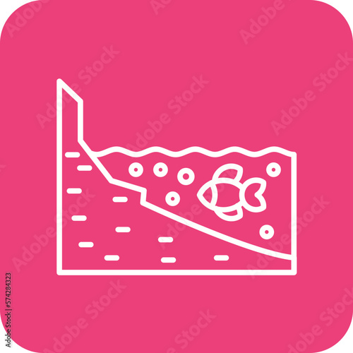 Shore Landscape Icon