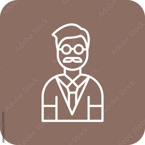 Male Professor Icon