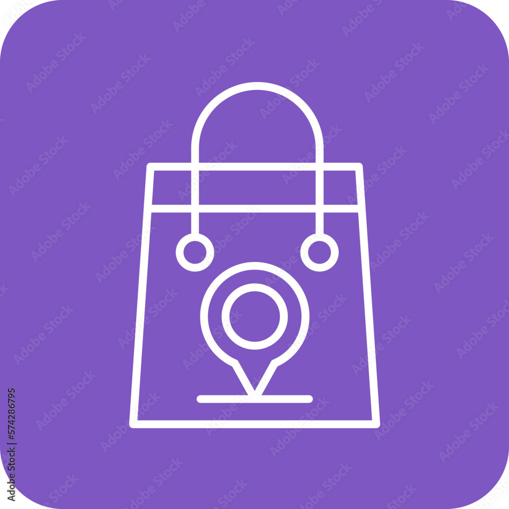 Shopping Destination Icon Shopping Destination Icon