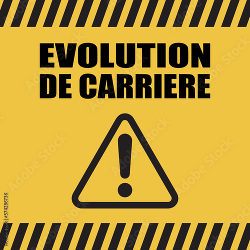Logo évolution de carrière.