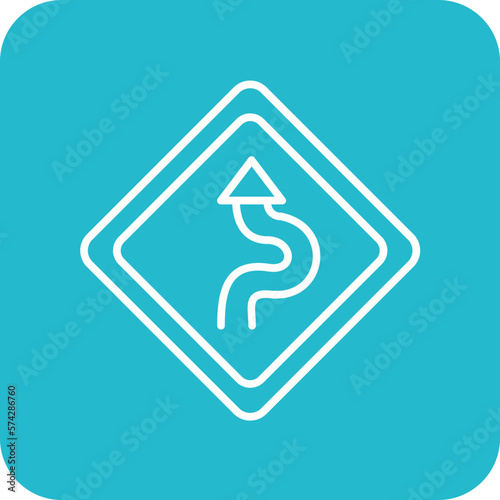 Windy Road Icon