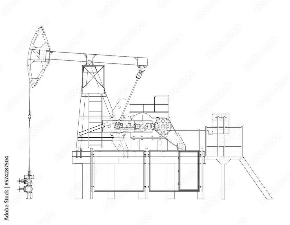 Industrial equipment for oil extraction