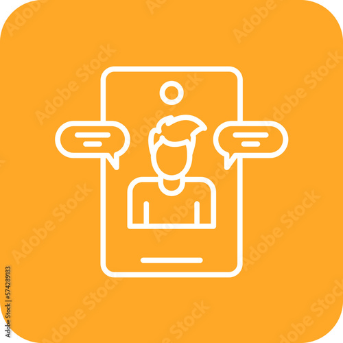 Videocall Discussion Icon
