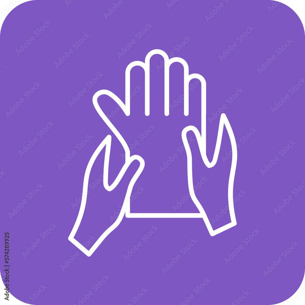 Obraz premium Hand Massage Icon