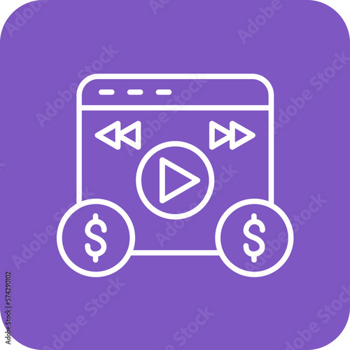 Video Monetization Icon