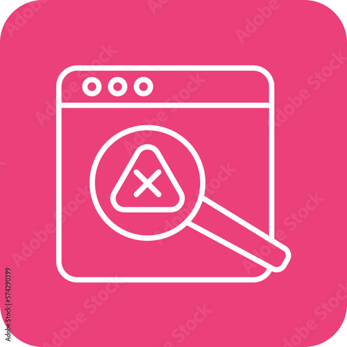 Not Found Error Icon