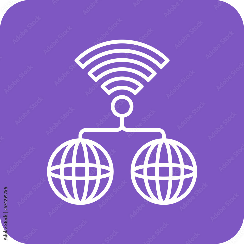 Fototapeta premium Internet Connectivity Icon