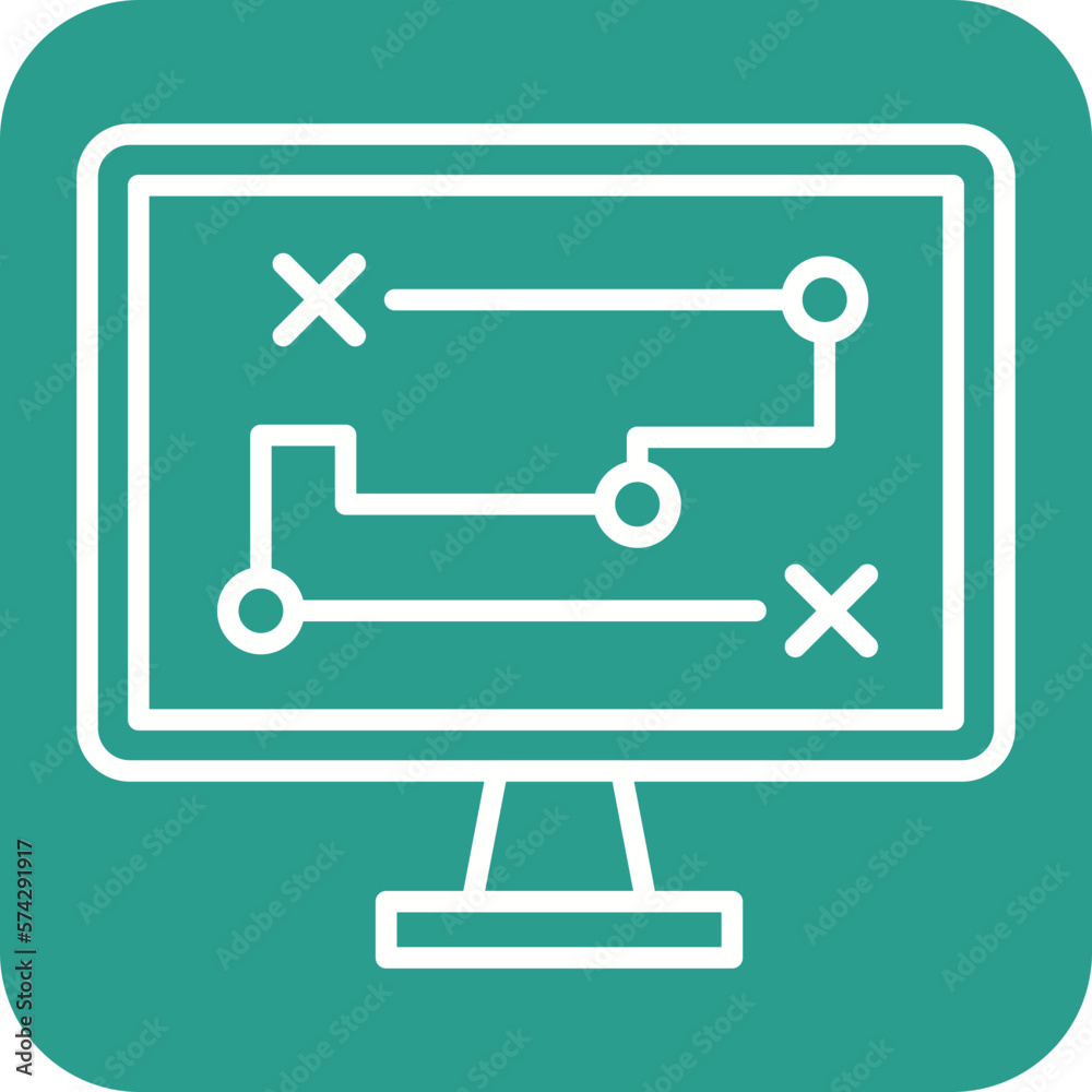 Digital Strategy Icon Digital Strategy Icon