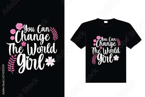 International Women's stickers lettering typography t-shirt design