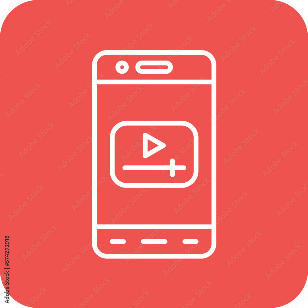 Mobile Video Icon Mobile Video Icon