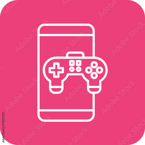 Mobile Gaming Icon