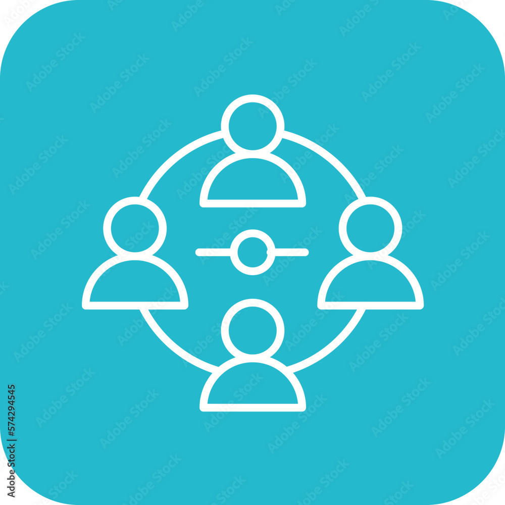Connected People Icon Connected People Icon