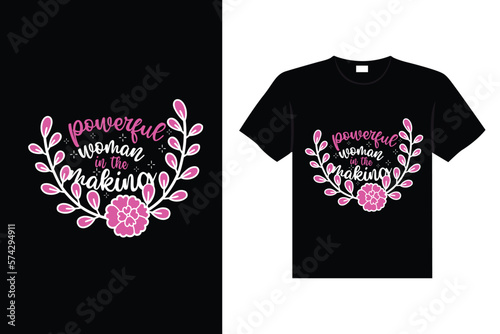 International Women's stickers lettering typography t-shirt design