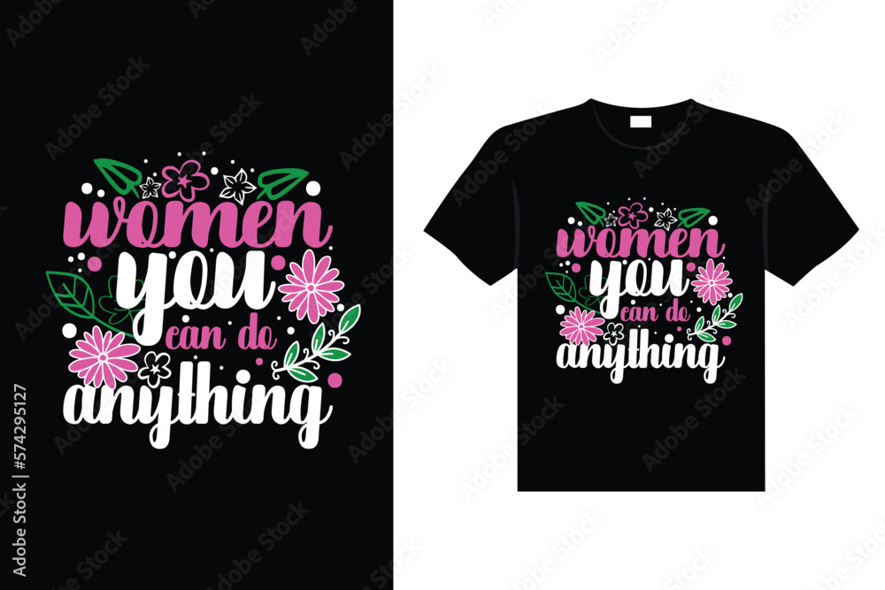 International Women's stickers lettering typography t-shirt design International Women's stickers lettering typography t-shirt design