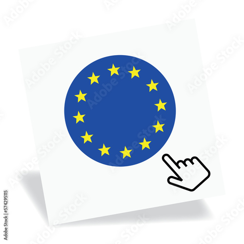 Logo Union Européenne. photo