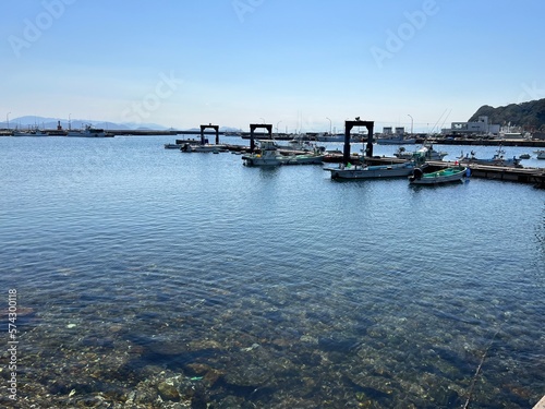波止場がある島