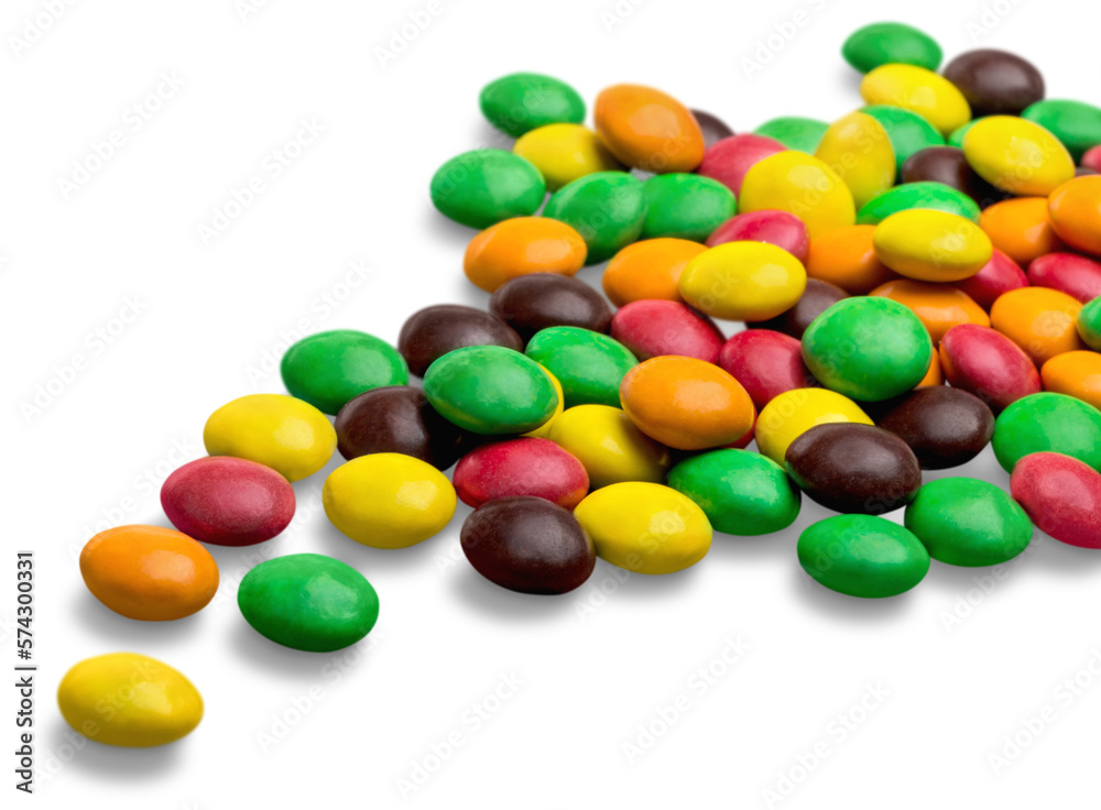 Colorful Chocolate Coated Candies Colorful Chocolate Coated Candies