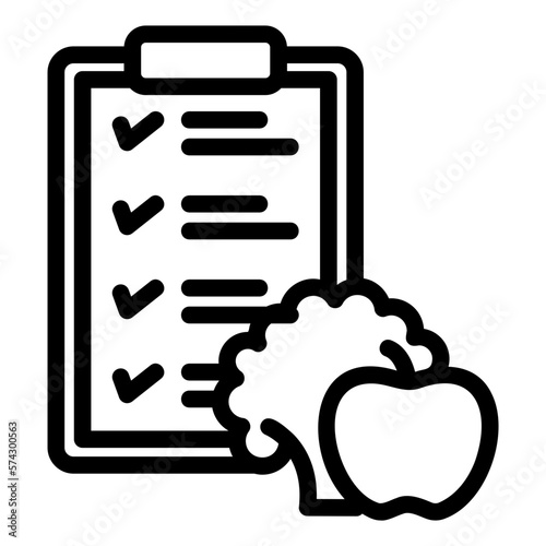 diet line icon