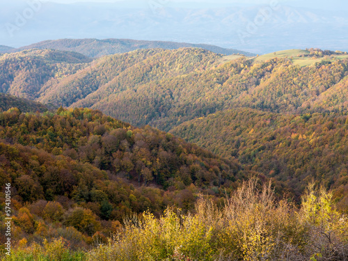 Beautiful mountain landscape in autumn.