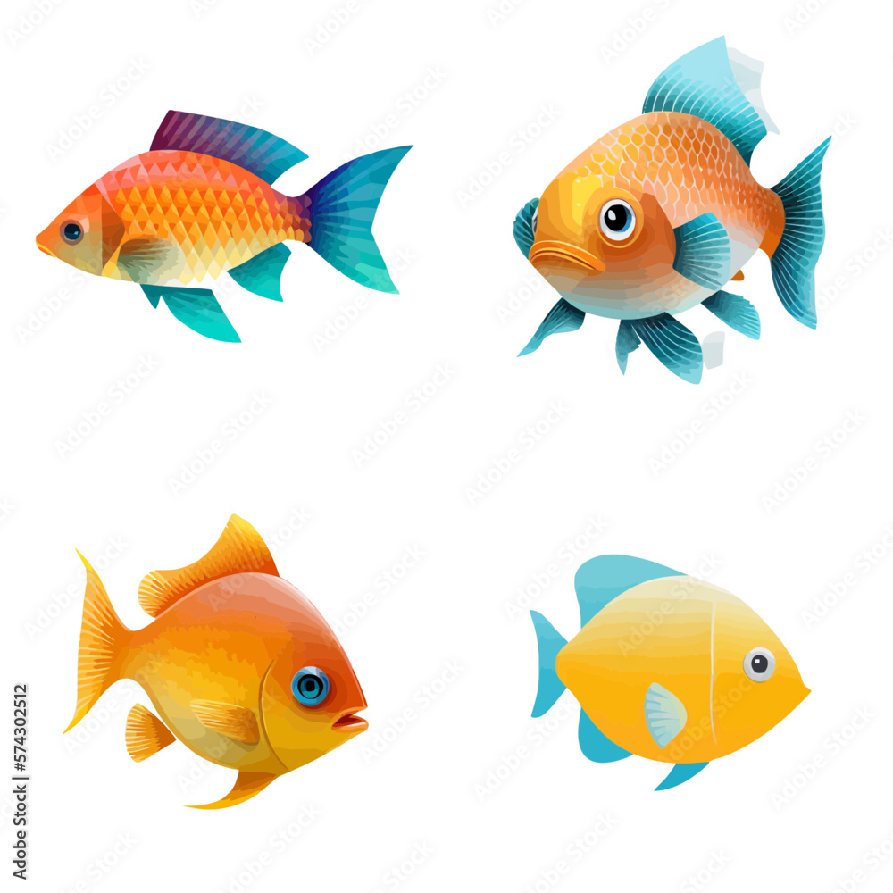 cute fish design with transparent background cute fish design with transparent background