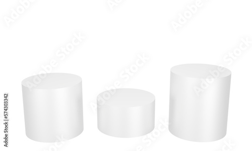 White stone platform product 3d png background display platform stage scene with blank presentation design beauty advertising stand or empty marble pedestal and rock showcase placement concept