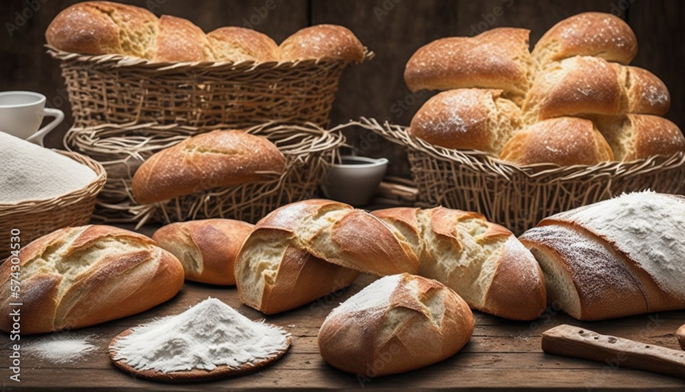 Bread, Bakery Generative Ai