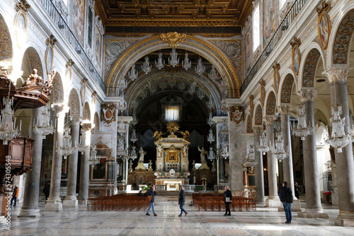 Santa Maria in Aracoeli's church, Rome. Italy.  31.07.2018 photo