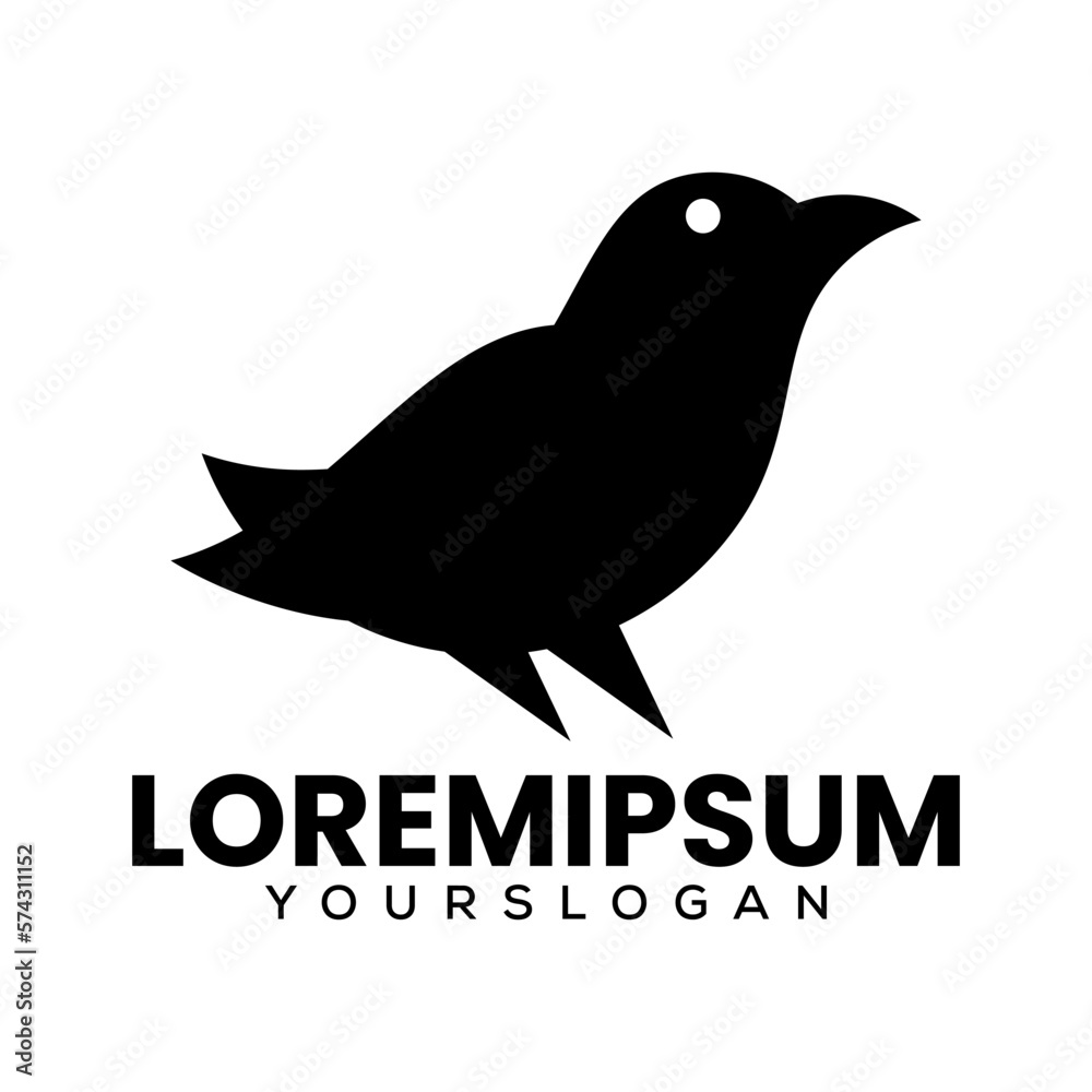 vector silhouette bird logo vector silhouette bird logo