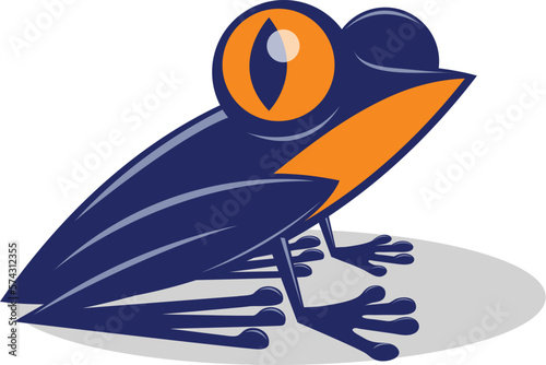illustration of a frog