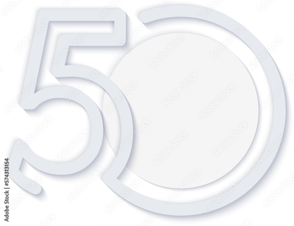 Elegant simple refined infographic number outline label icon Elegant simple refined infographic number outline label icon