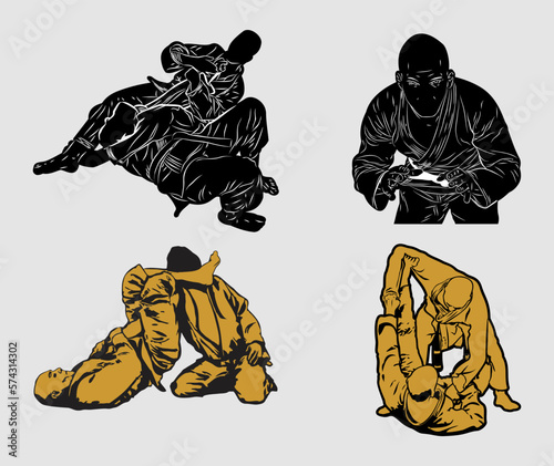 Jiu-Jitsu positions