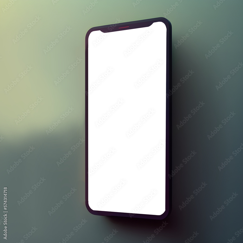 Smartphone frame with transparent screen Smartphone frame with transparent screen