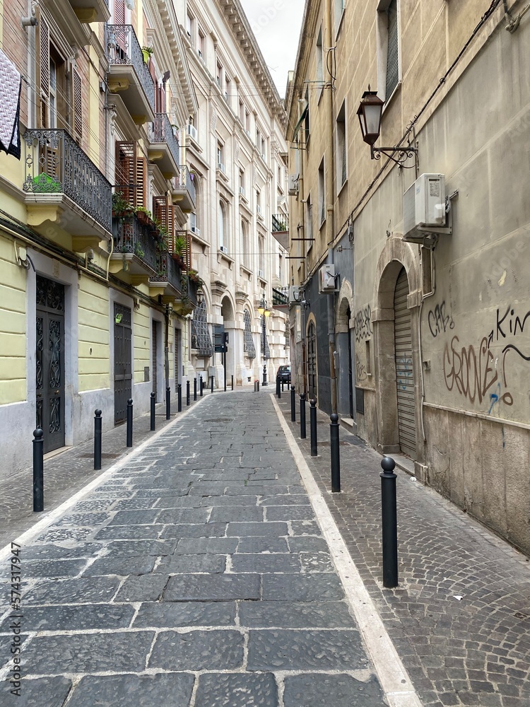 Obraz premium Foggia Street Via la Greca