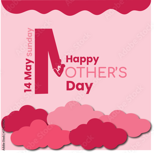 mothers day vector illustration design