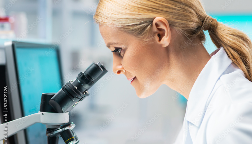 Professional scientist working on a vaccine in a modern scientific research laboratory. Genetic engineer workplace. Future technology, healthcare and science concept. Professional scientist working on a vaccine in a modern scientific research laboratory. Genetic engineer workplace. Future technology, healthcare and science concept.