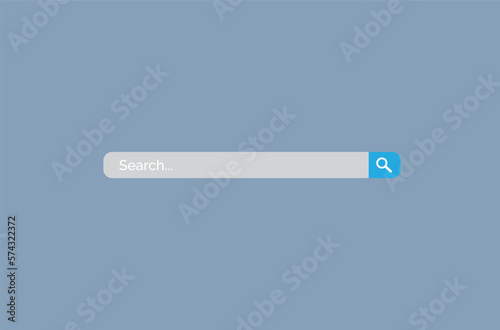 Search bar, Web Search button concept, Searching internet field, vector computer address symbol of text web form templates