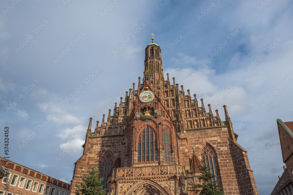 Frauenkirche (Church of Our Lady) at Hauptmarkt Square - Nuremberg, Bavaria, Germany