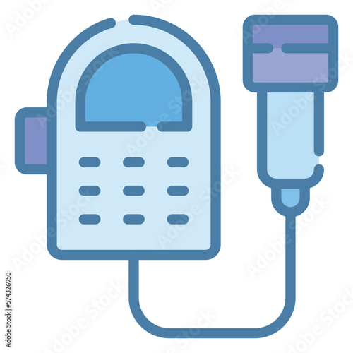 A fetal Doppler is�a test that uses sound waves to check your baby's heartbeat 