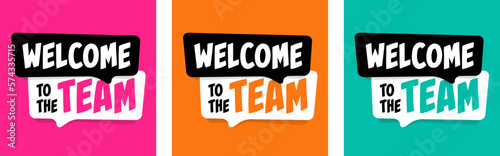 Welcome to the team